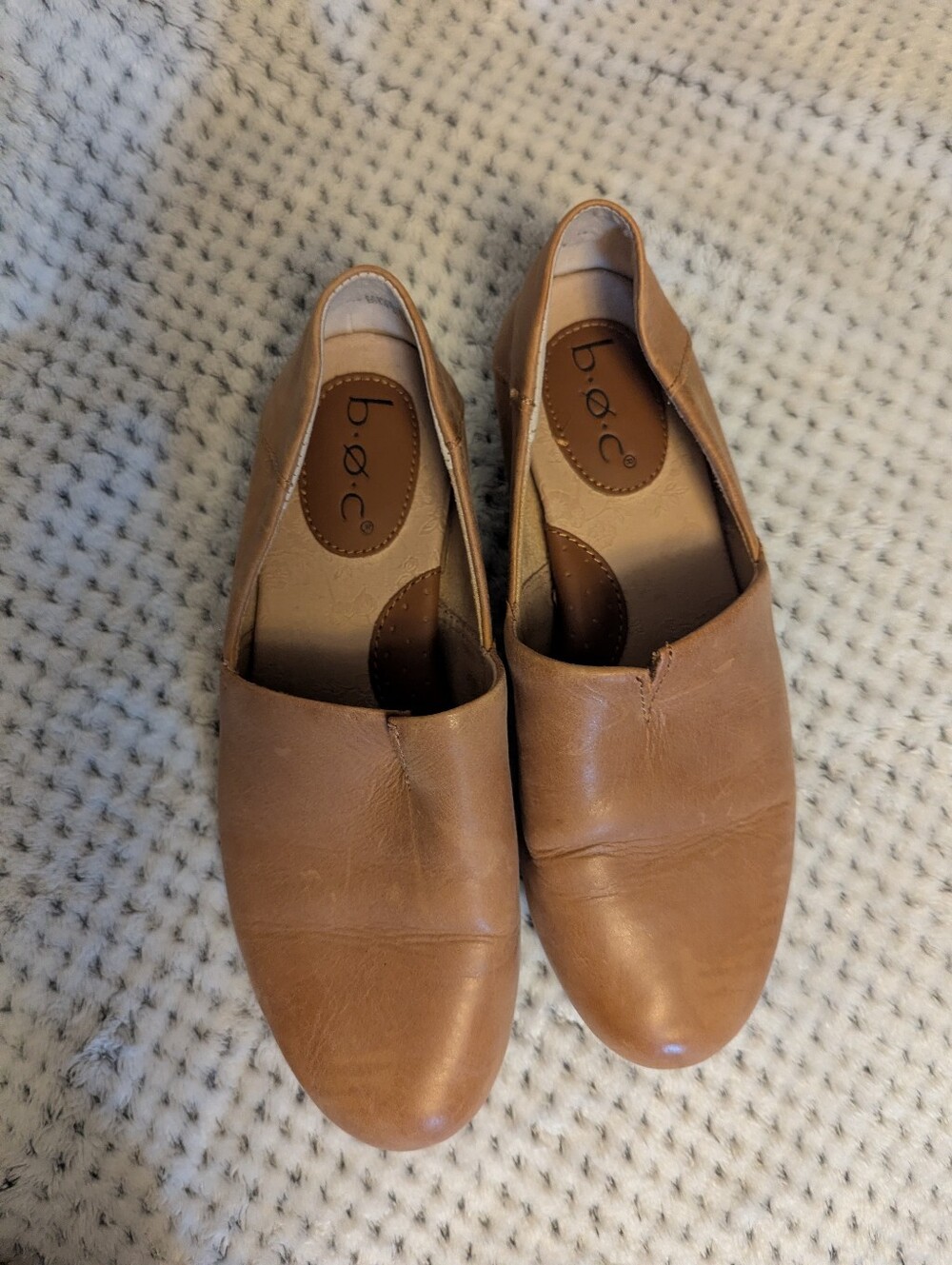 Tan Leather B.O.C. Loafers - Picture 2 of 6